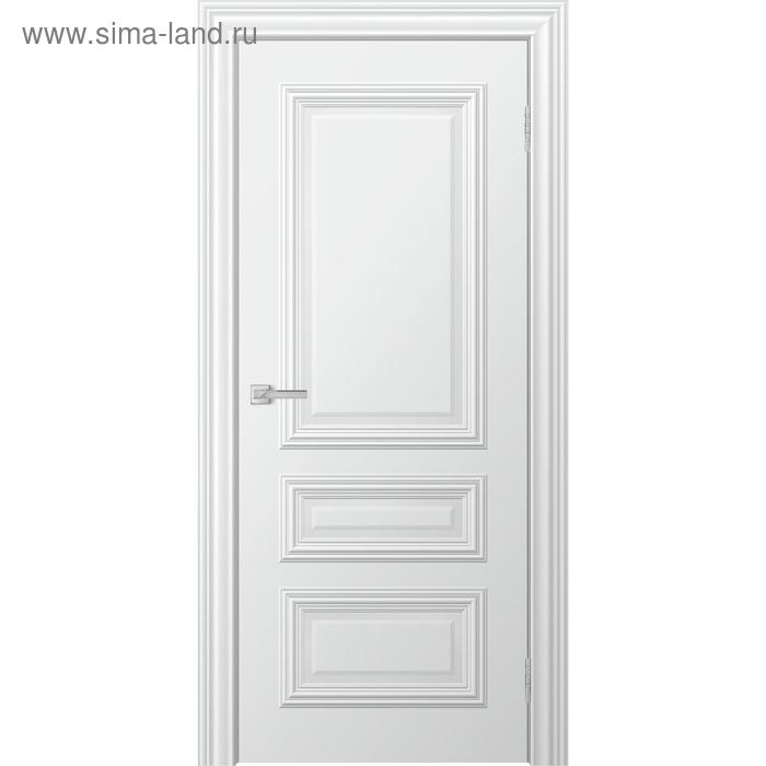 Дверное полотно «Бионика Ella», 700 × 2000 мм, глухое, цвет снежный