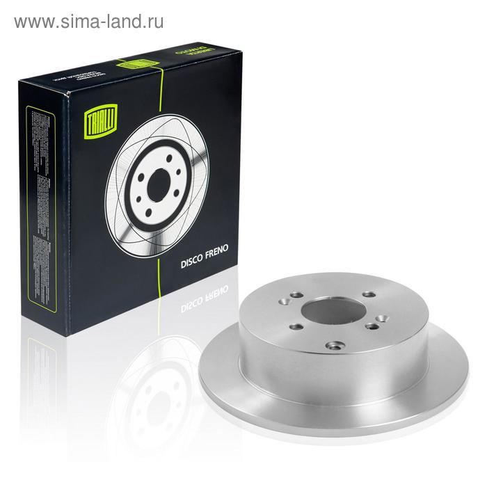 Диск тормозной задний TRIALLI для Hyundai Getz (02-), DF 084112 тормозной диск задний ferodo ddf1787 284x10 для hyundai opel kia