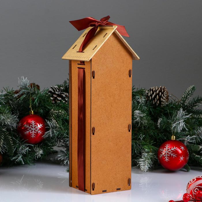 Коробка деревянная, 13.5×11.5×36.5 см 