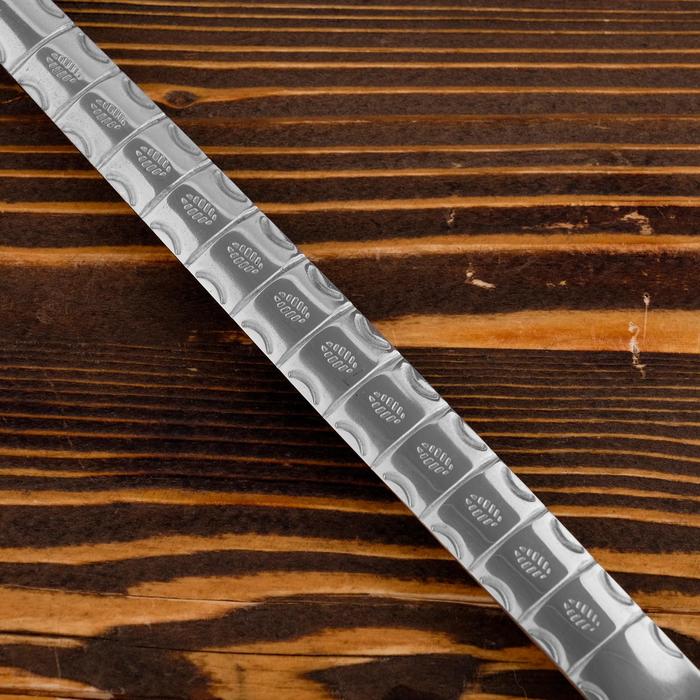 Поварешка для казана узбекская 42см, диаметр 10см с деревянной ручкой