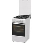 Плита Darina 1B GM 341 107 W, газовая, 4 конфорки, 50 л, газовая духовка, белая Плита Darina 1B GM 341 107 W, газовая, 4 конфорки, 50 л, газовая духовка, белая