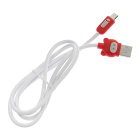 

Кабель SmartBuy COLOR PIG, micro USB - USB, 2 А, 1 м, белый