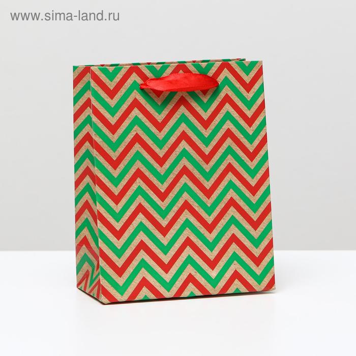 Ламинированные пакеты  Сима-Ленд Пакет ламинированный Зиг заги, 11,5 x 14,5 x 6 см