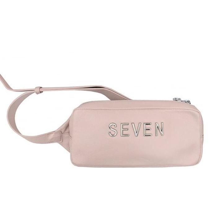 фото Сумка поясная женская polina&eiterou розовый polina & eiterou