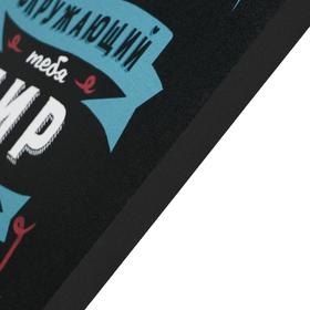 

Картина на холсте "Изучай мир" 38х48 см