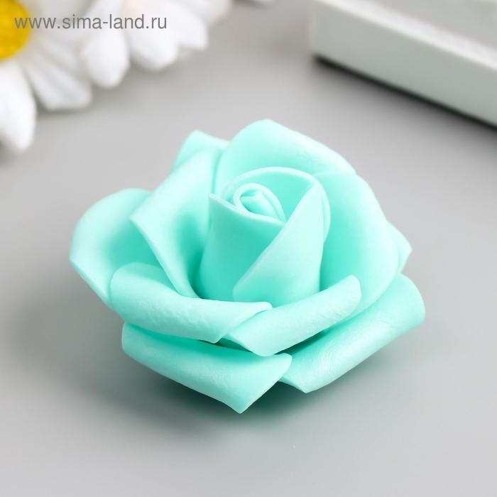 

Розочка из фоамирана, изумрудный d-4 см