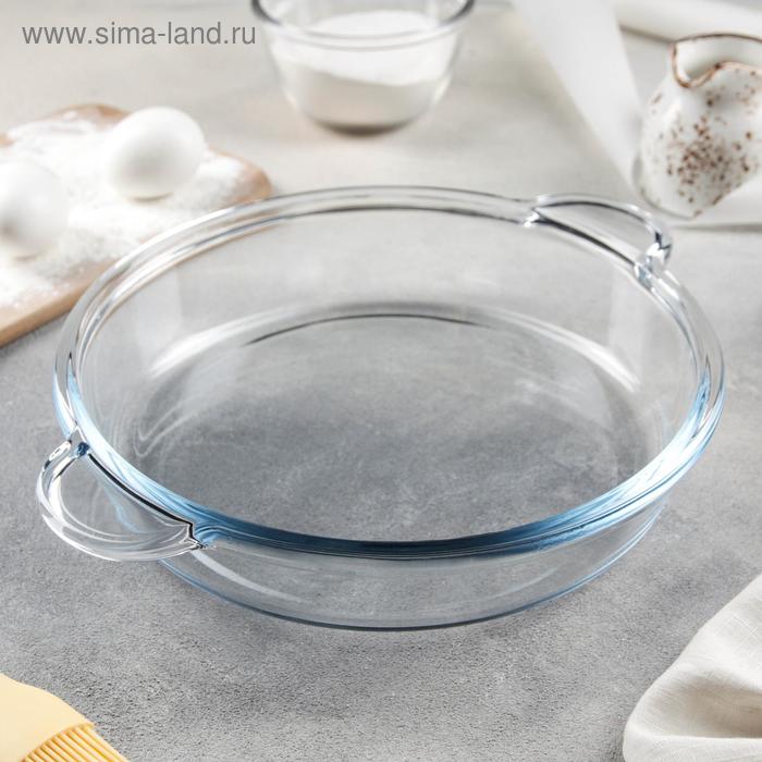 Форма для запекания и выпечки из жаропрочного стекла Borcam, 1,8 л форма для запекания из жаропрочного стекла grill borcam d 26 см круглая