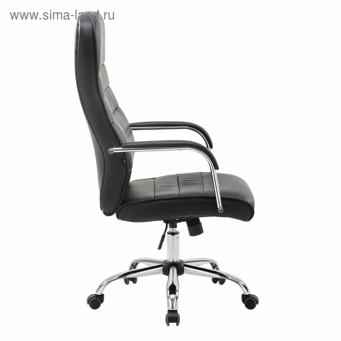 

Кресло офисное BRABIX "Stark EX-547", экокожа, хром, черное, 531948