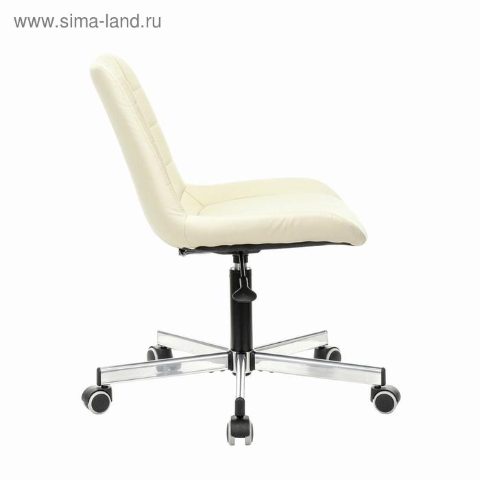 

Кресло офисное BRABIX "Deco MG-316", без подлокотников, экокожа, слоновая кость, 532081