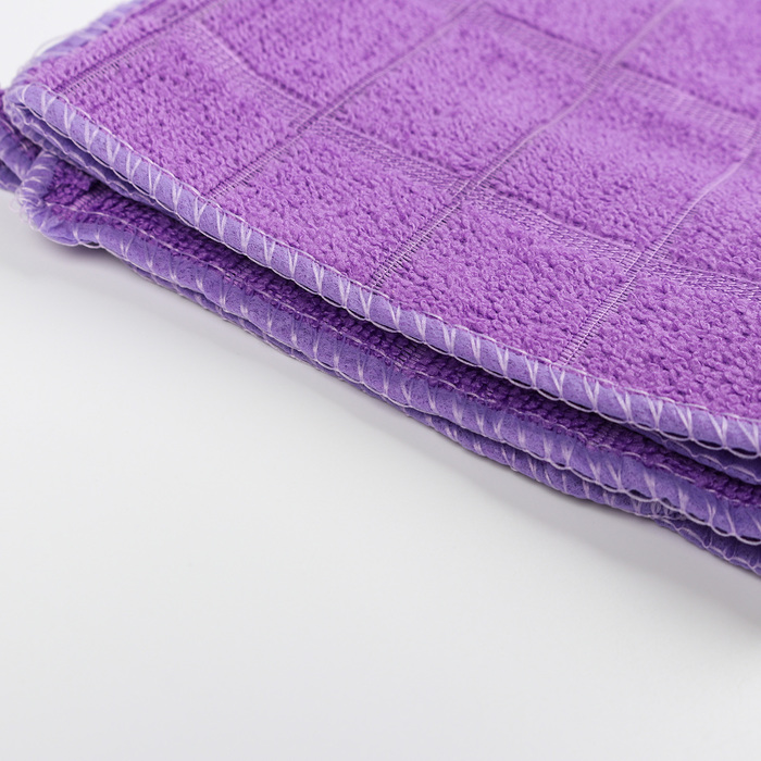 Тряпка для мытья пола 50х70 см "Клетка", цвет МИКС