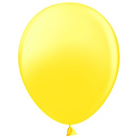 Шар латексный 12", пастель, набор 100 шт., цвет жёлтый