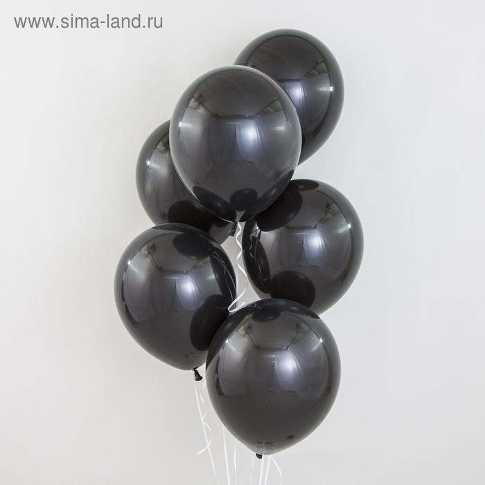 

Шар латексный 12", пастель, набор 100 шт., цвет чёрный
