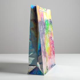 

Пакет голографический вертикальный «Снежинки», L 31 × 40 × 11,5 см