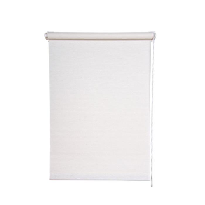 Рулонная штора «Натур», размер 140 х 160 см, цвет молочно-белый