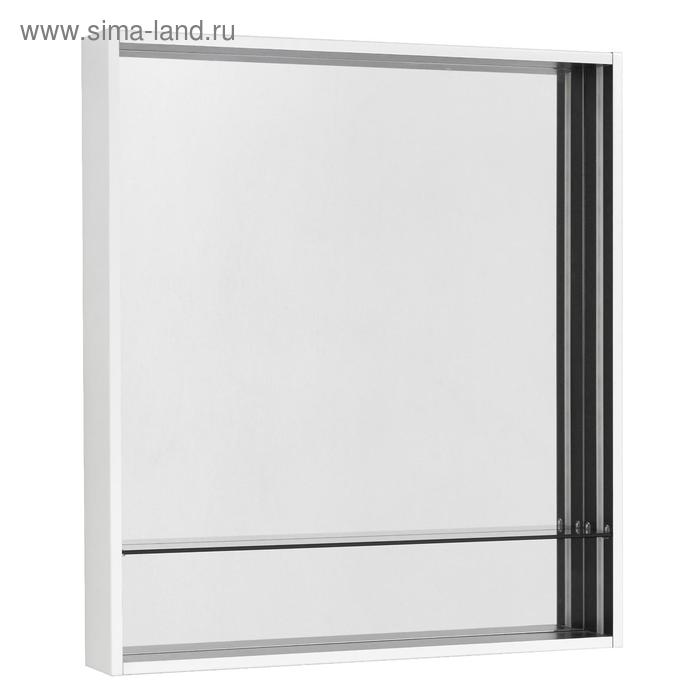 Зеркальный шкаф Aquaton «Ривьера 60» LED подсветка, цвет белый матовый