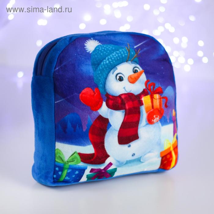 Рюкзак детский «Снеговик», 24х24 см