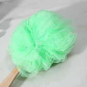 

Мочалка для тела с ручкой Доляна, 50 гр, цвет МИКС