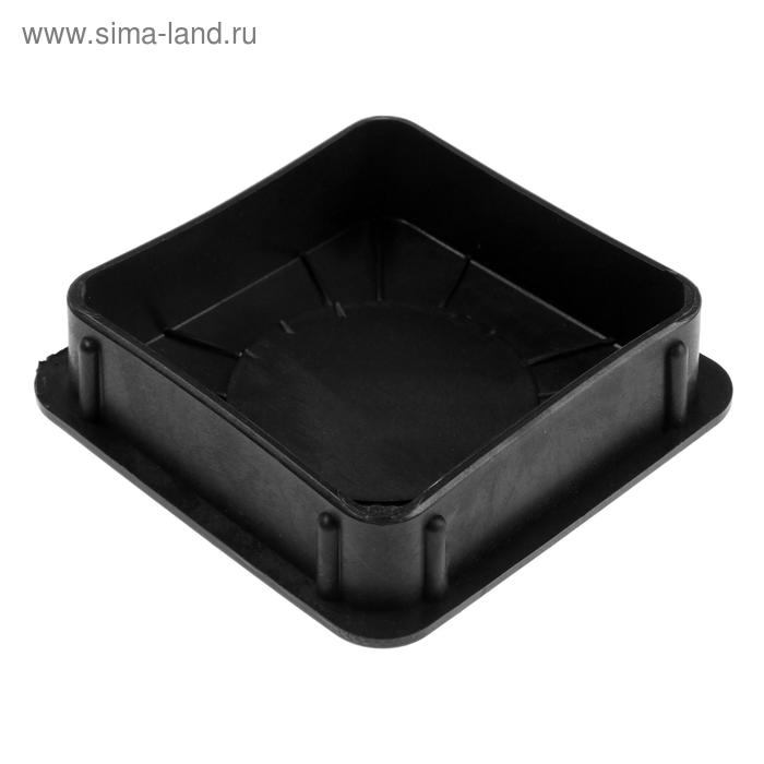 

Заглушка ТУНДРА внутренняя 100×100, черная