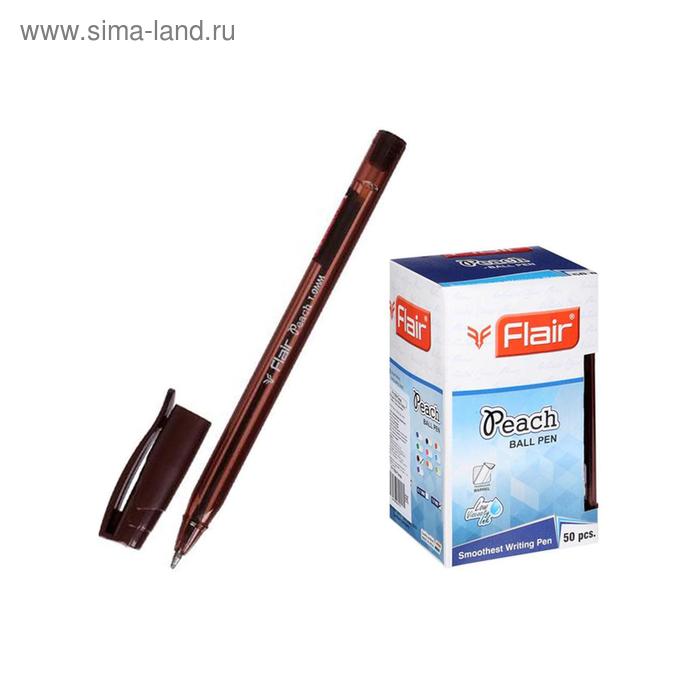 Ручка шариковая Flair PEACH TRENDZ, узел 1.0мм, пластик, коричневая F-1150-Т/кор