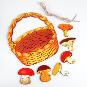 

Шнуровка «Корзина с грибами»