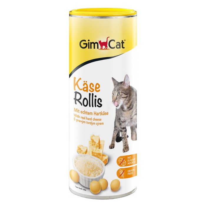 фото Лакомство gimcat для кошек, сырные шарики, 425 г gimborn
