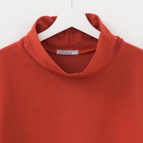 

Платье женское, цвет кирпичный, размер 52