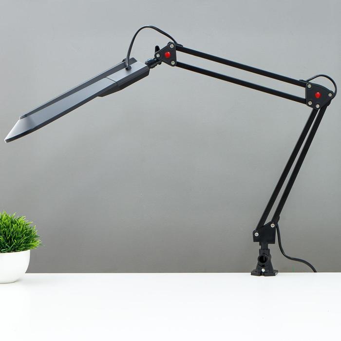 цена Лампа настольная  UTLED-017С на струбцине, G23 8Вт LED черный