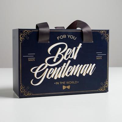 Коробка подарочная «Джентельмен», 22 × 15 × 8 см