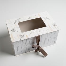 

Набор коробок подарочных 2 в 1 «Шебби», 22 × 15 × 10, 30 × 20 × 15 см
