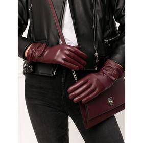 

Перчатки женские п/ш LB-0635 цвет красный, размер 7