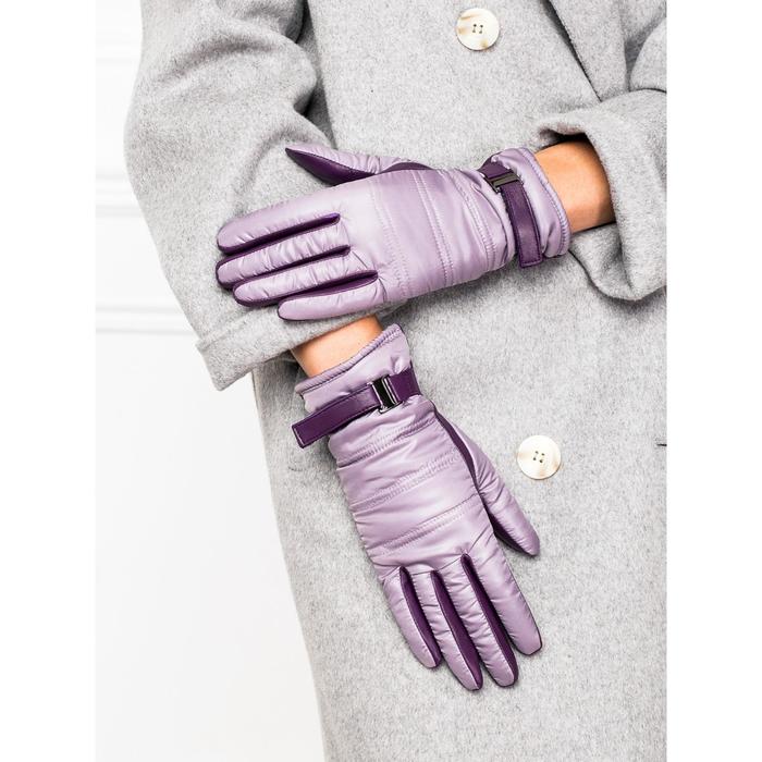 фото Перчатки женские п/ш lb-0099 цвет темно-фиолетовый, размер 7.5 labbra
