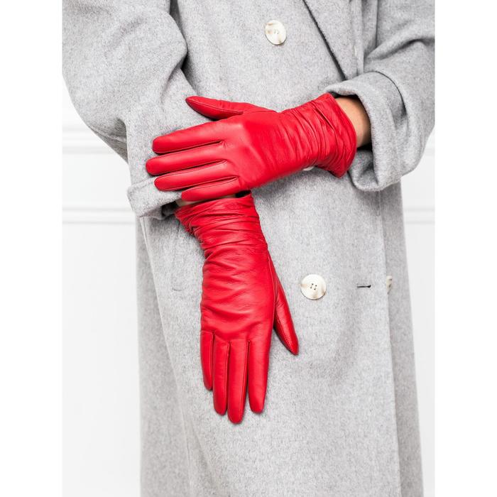 фото Перчатки женские п/ш lb-8228 цвет красный, размер 7.5 labbra