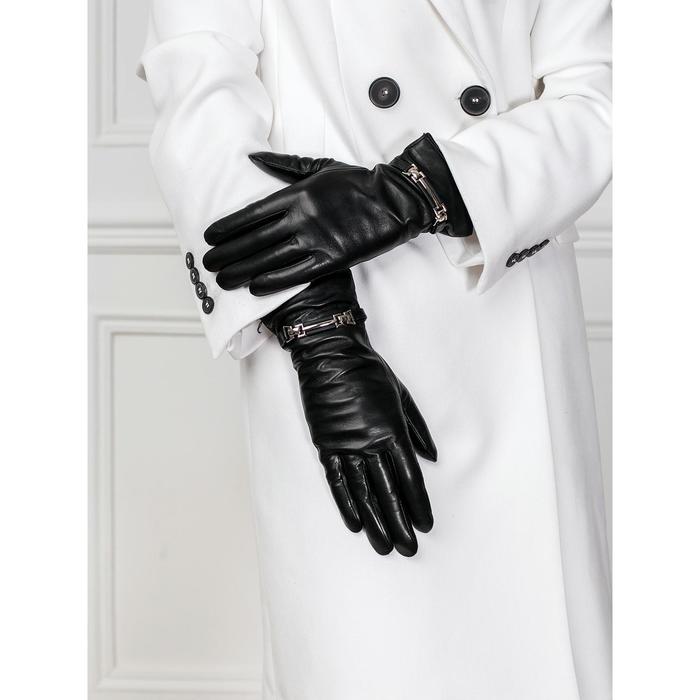 фото Перчатки женские п/ш lb-0306 цвет черный, размер 8 labbra