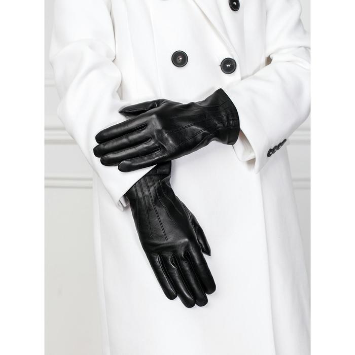 фото Перчатки женские п/ш lb-0535 цвет черный, размер 6.5 labbra