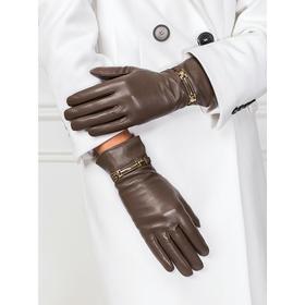 

Перчатки женские п/ш LB-0306 цвет серо-коричневый, размер 8