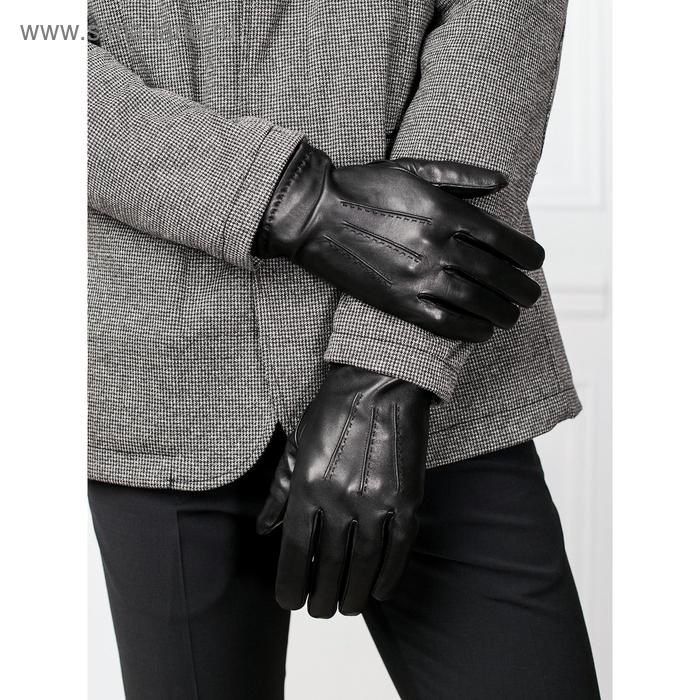 фото Перчатки мужские п/ш lb-0803 цвет черный, размер 8 labbra