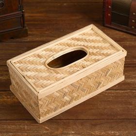 

Салфетница плетёная из ротанга "Иман" 26x15х10 см