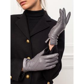 

Перчатки женские п/ш LB-0170-sh цвет темно-серый, размер 6.5