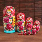 Матрёшка 10 в 1, расписная большая, цвета МИКС - Фото 1