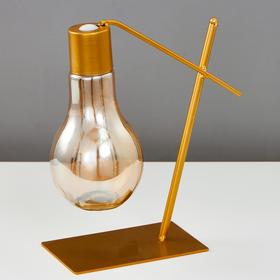 

Ночник настольный "Золотые огни" LED от батареек золото 9,5х20,5х24 см
