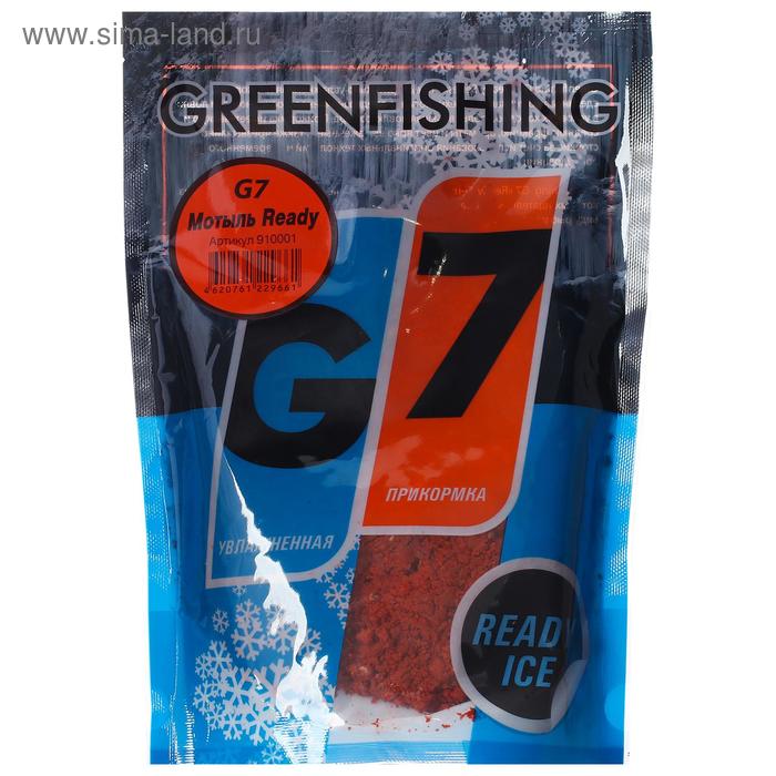 фото Прикормка g-7 мотыль ready 350 г greenfishing