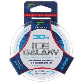 

Леска Intech Ice Galaxy, цвет голубой, 0,148, 30 м