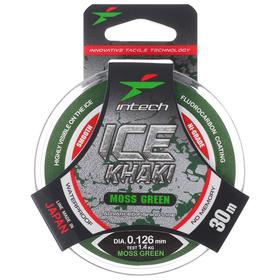 Леска Intech Ice Khaki moss green 0,126, 30 м от Сима-ленд