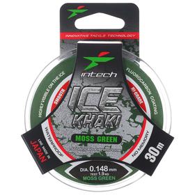 Леска Intech Ice Khaki moss green 0,148, 30 м от Сима-ленд
