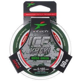 Леска Intech Ice Khaki moss green 0,165, 50 м от Сима-ленд