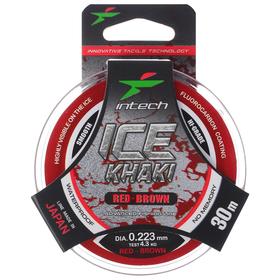 

Леска Intech Ice Khaki, цвет красный-коричневый, 0,223, 30 м
