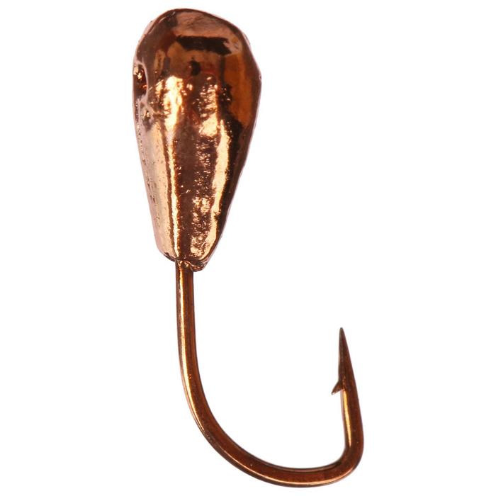 

Мормышка «Капля» с отверстием, цвет copper plated, d=3, 5 шт.