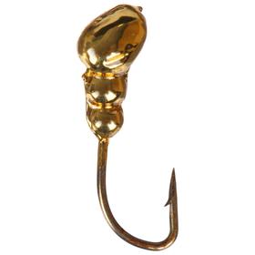 

Мормышка «Муравей» с отверстием, цвет gold plated, d=3, 5 шт.