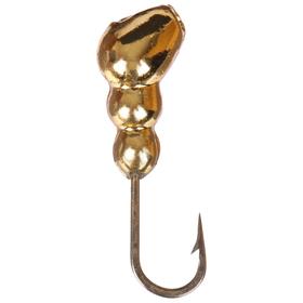 

Мормышка «Муравей» с отверстием, цвет gold plated, d=4, 5 шт.