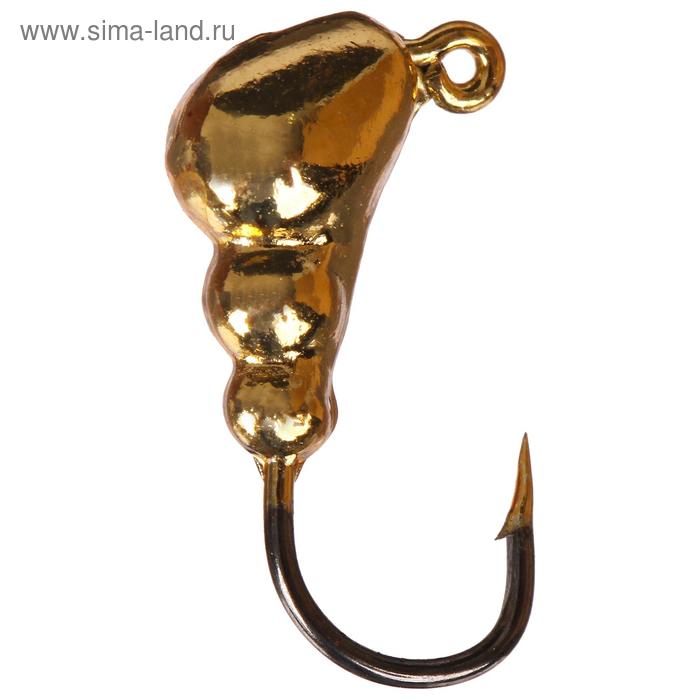 

Мормышка «Муравей» с ушком, цвет gold plated, d=5, 5 шт.